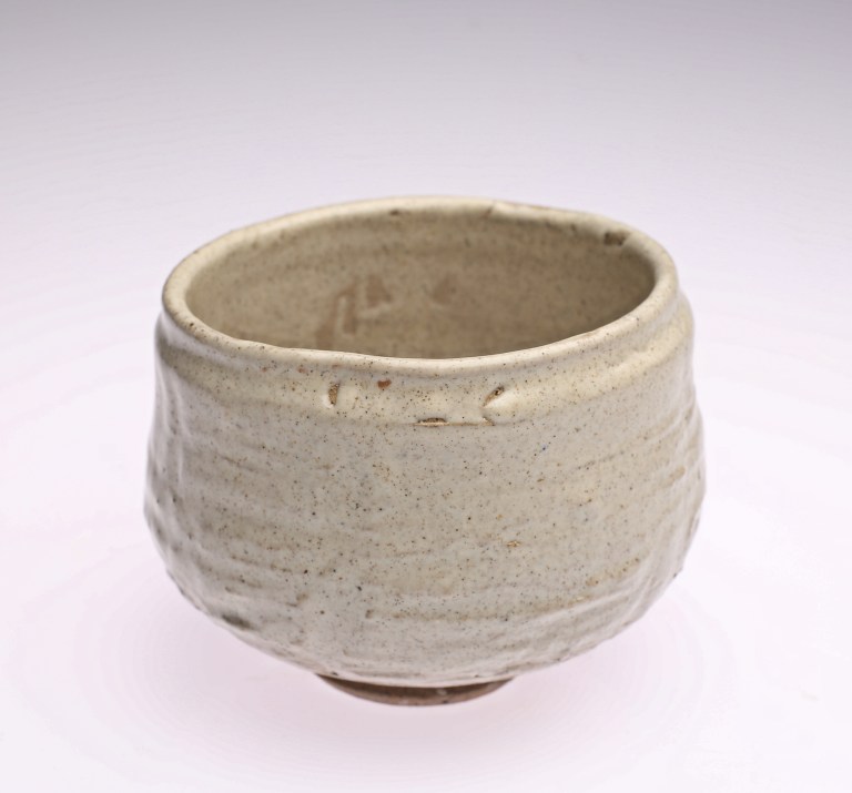 gas fire white ceramic bowl