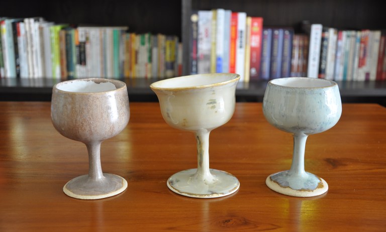 milk galaxy wine goblet